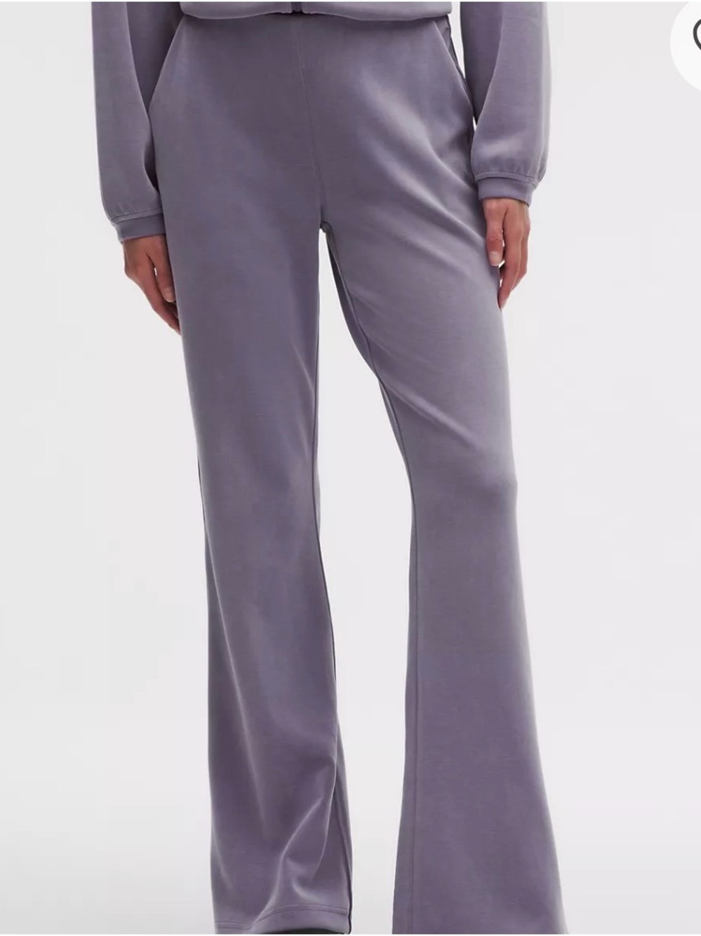 lululemon athletica brushed softstreme MR flared pant REG